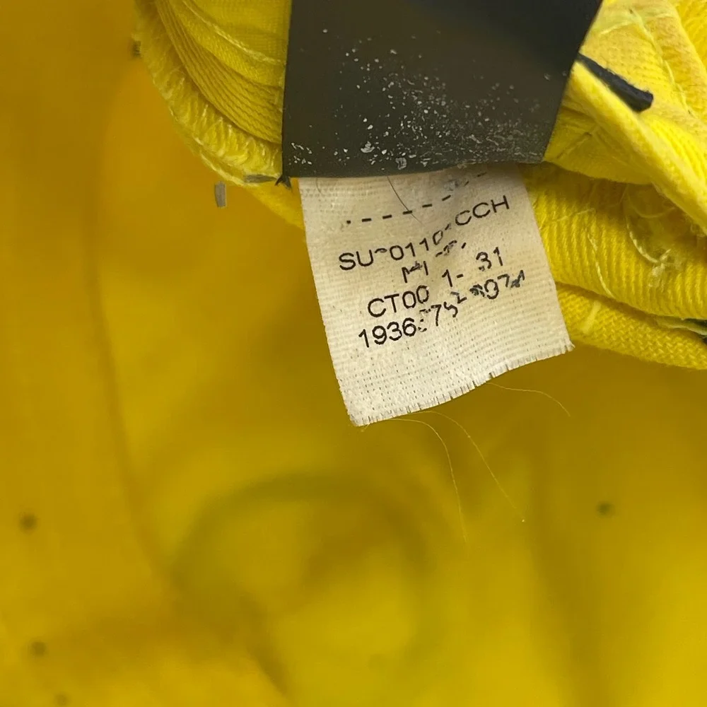 Jordan SU0110-CCH OSFM Hat Yellow Adjustable Heritage86 Remaster Patch Ball Cap